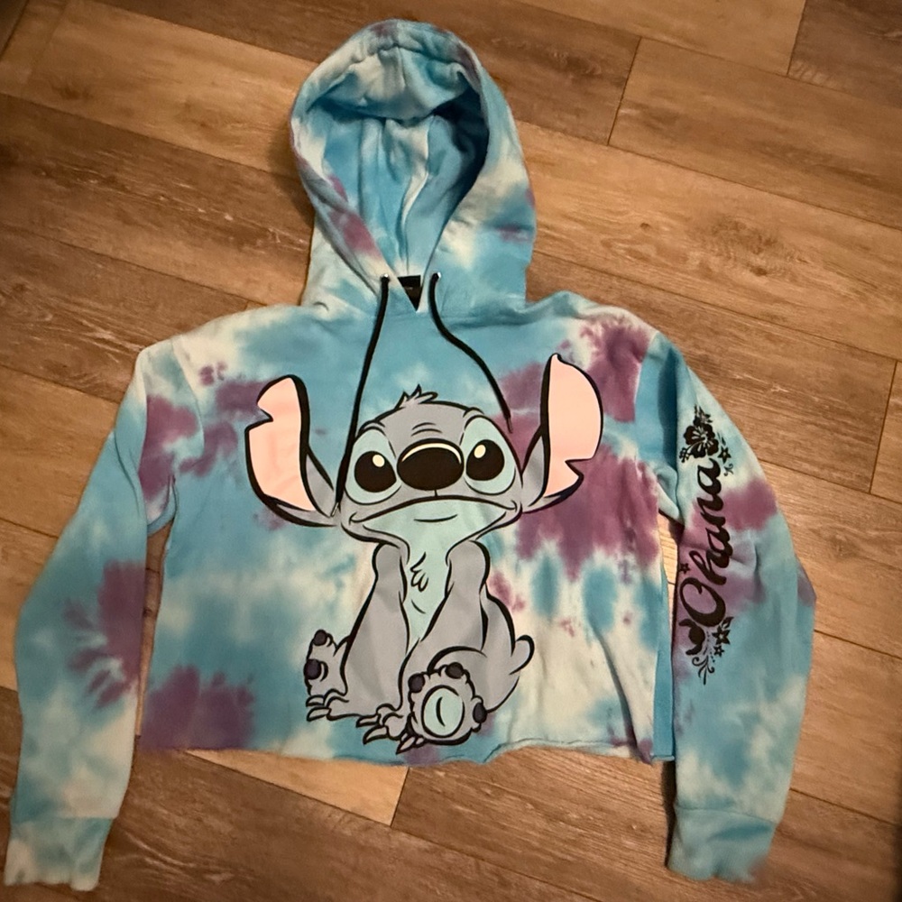 Disney Stitch Blue and White Hoodie